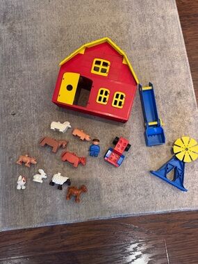 LEGO Duplo vintage farm barn animals 1970’s